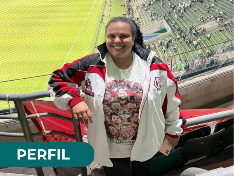 Liderança feminina nas torcidas organizadas: conheça Carla Ribeiro, presidenta da&nbsp;Urubuzada